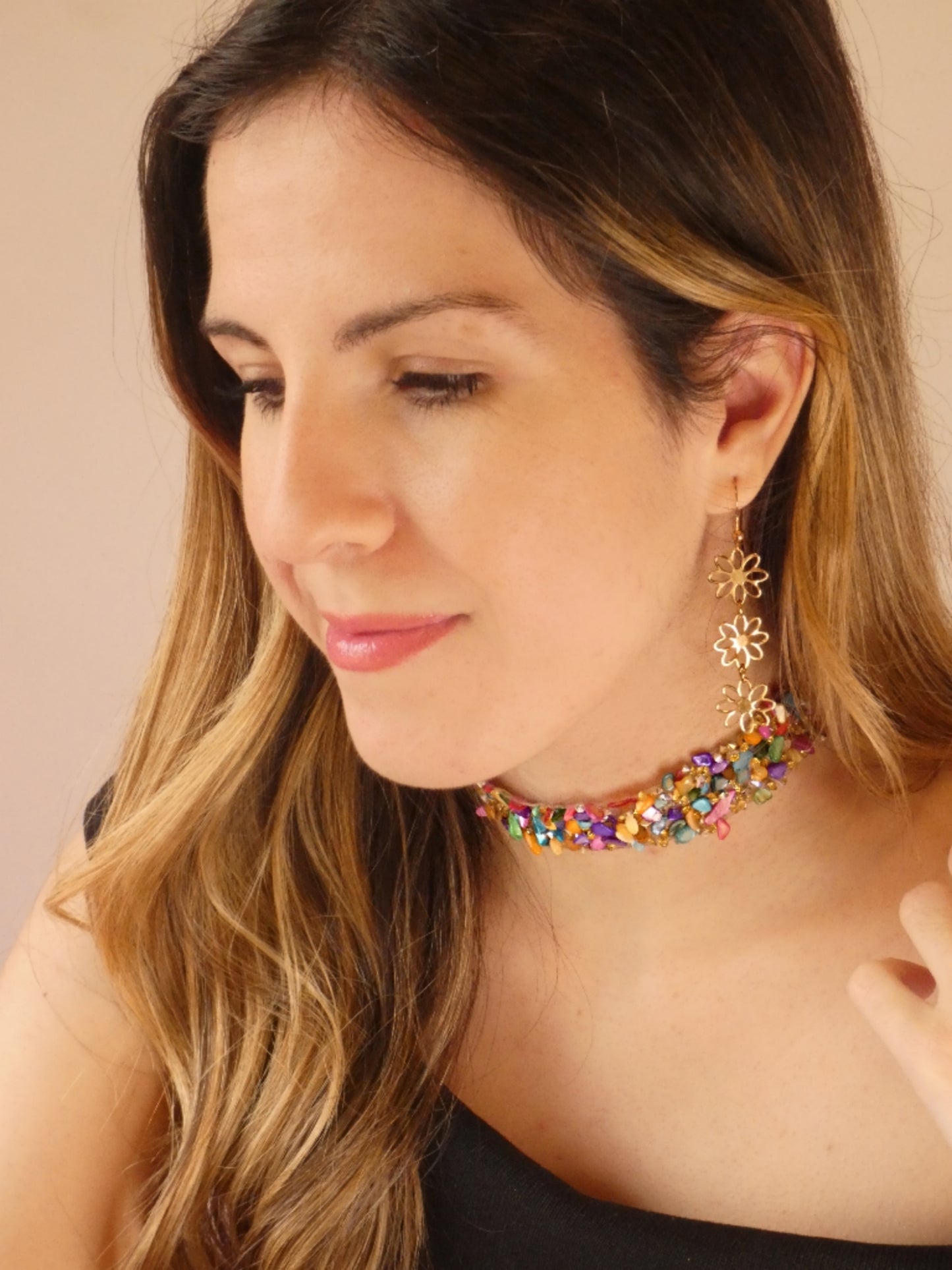 Pendientes Flores