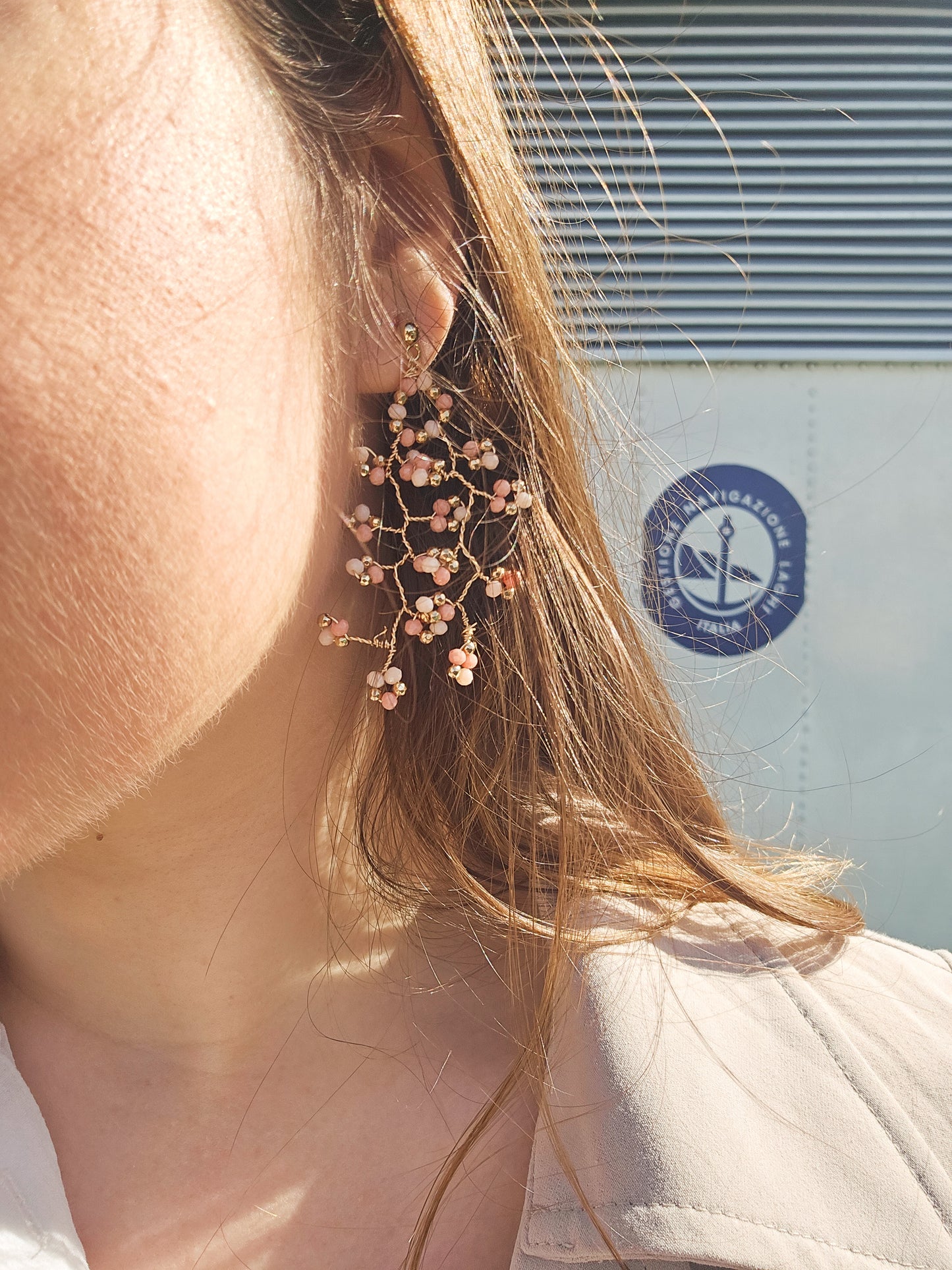 Pendientes Aurora Rosa