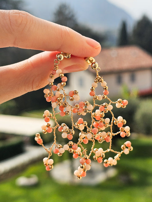 Pendientes Aurora Rosa