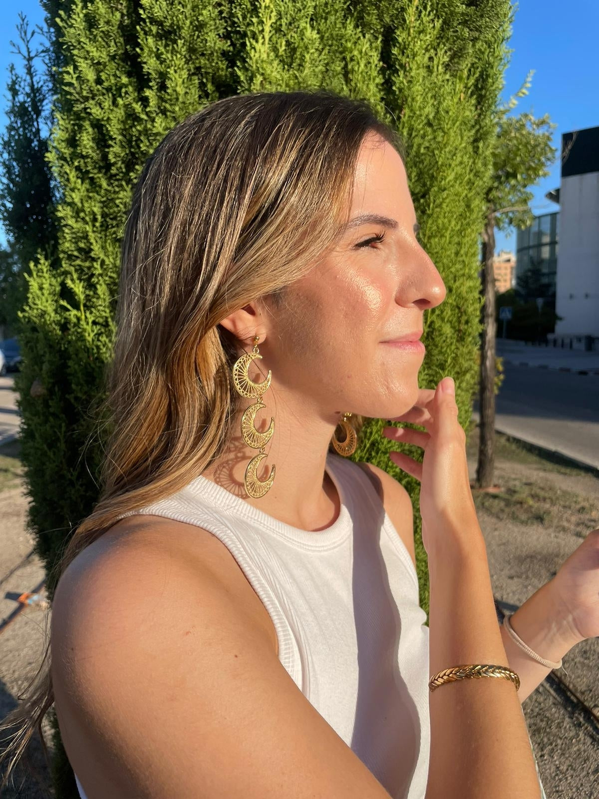 Pendientes Maxi Luna