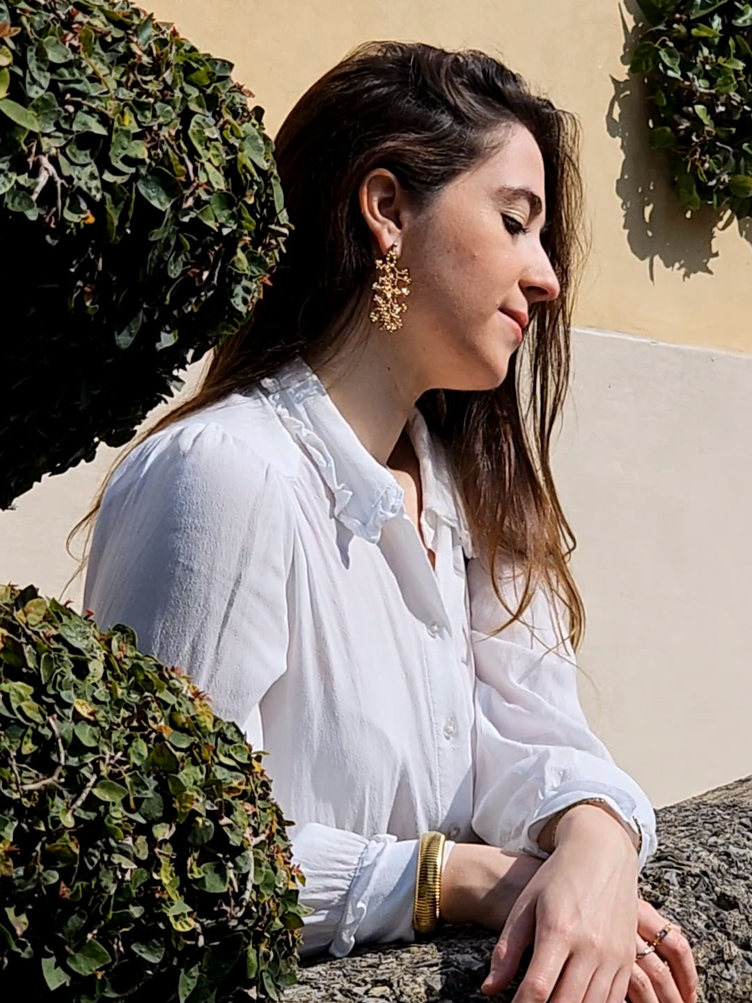 Pendientes Aurora Dorado